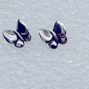 James Avery Retired Petite Butterly Ear posts